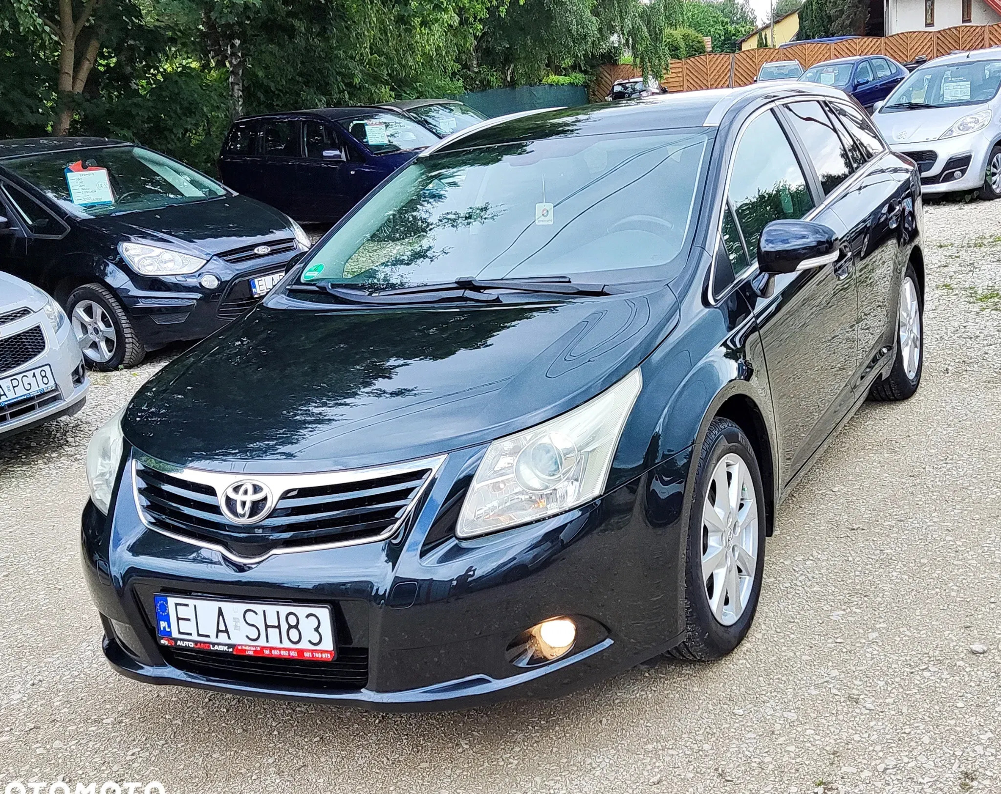 łódzkie Toyota Avensis cena 28950 przebieg: 215000, rok produkcji 2009 z Tyszowce